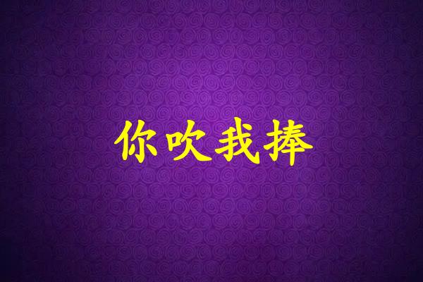 你吹我捧