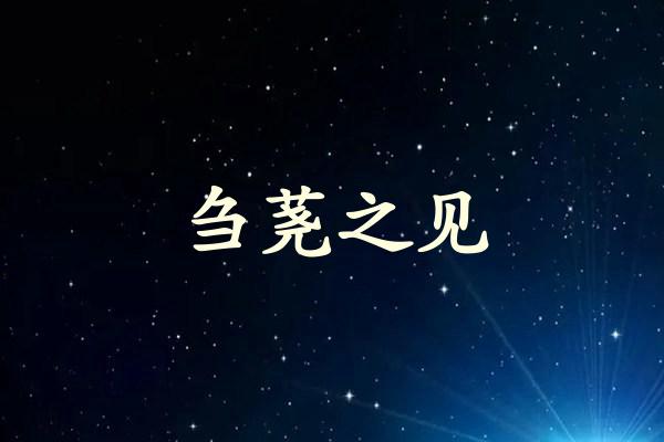 刍荛之见