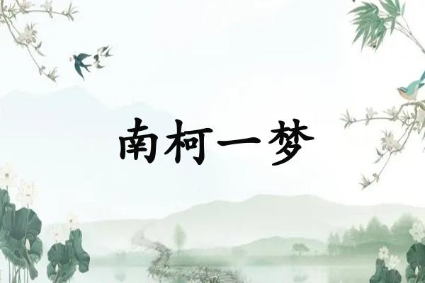 南柯一梦