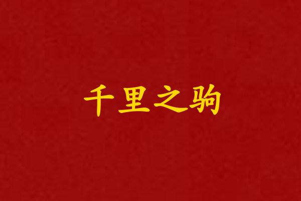 千里之驹
