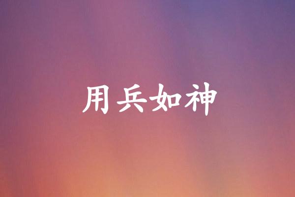 用兵如神