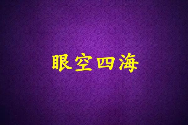 眼空四海