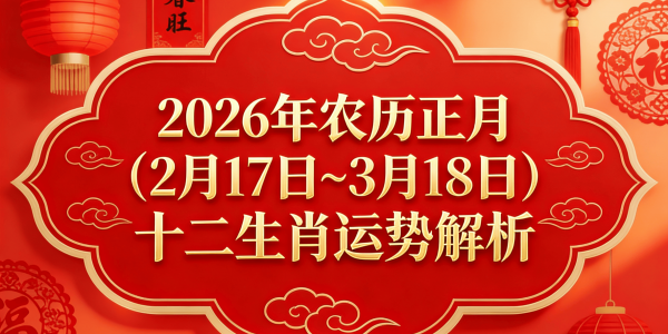 2026年3月2日(正月十四)十二生肖运势详解