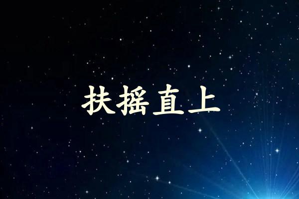 扶摇直上
