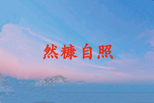 然糠自照