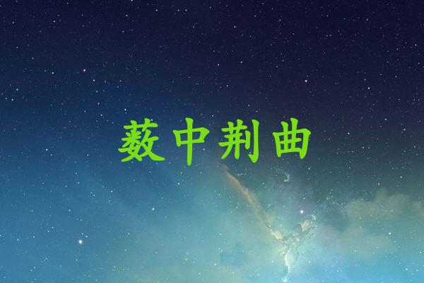 薮中荆曲