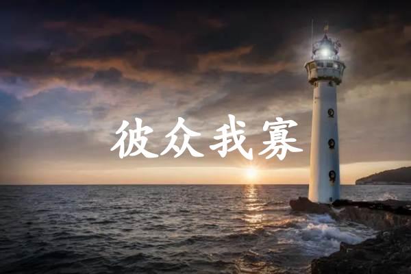 彼众我寡