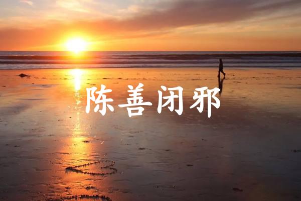 陈善闭邪