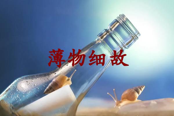 薄物细故