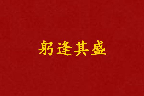 躬逢其盛